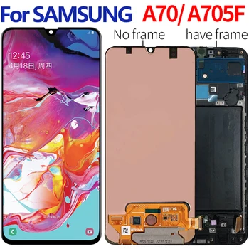 

6.7" Original Super AMOLED For Samsung Galaxy A70 A705 A705F Lcd Display Touch Screen Digitizer Assembly For SAMSUNG A71 LCD
