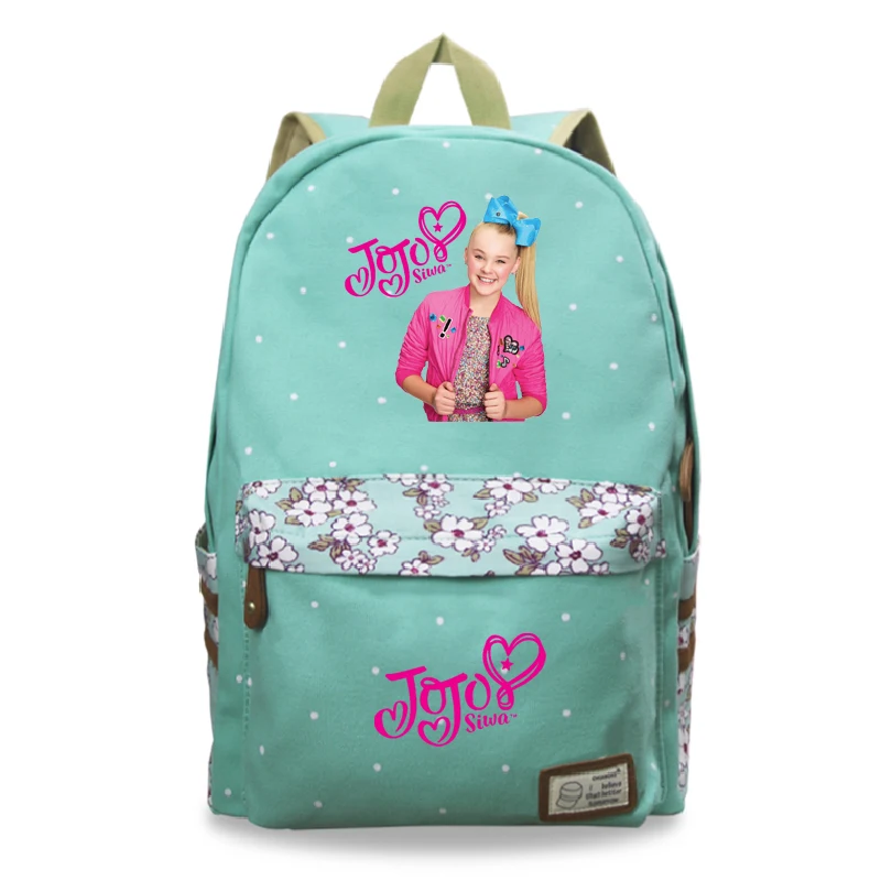 Повседневное Jojo Siwa студентов девочек обратно в школьный подарок рюкзак, сумки для ноутбуков модные новые высококачественные женские путешествия Shouler Mochila