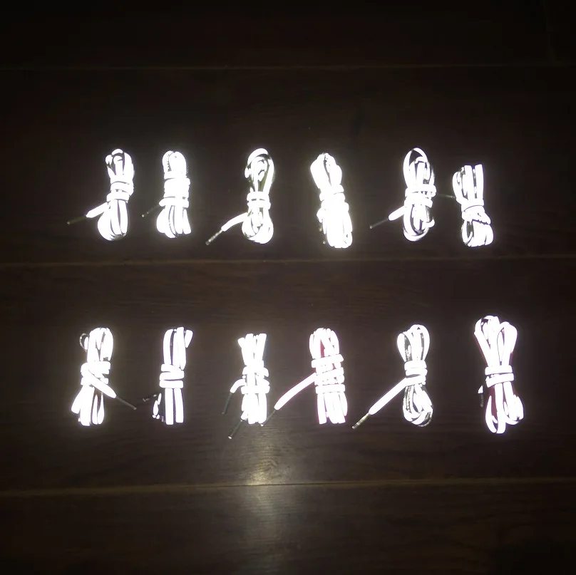 

120cm Length Fluorescent Reflective Shoelaces Sports Warning Shoelace Multicolor
