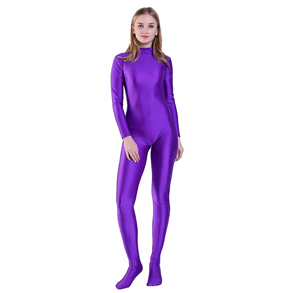 Sperise для взрослых всего тела Zentai черный спандекс обтягивающие Обтягивающие