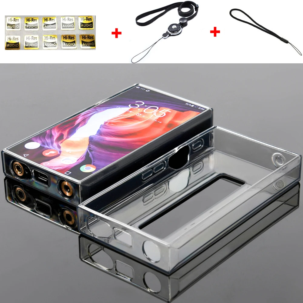 iPod Case Soft TPU Clear Protective Case for FiiO M11 Pro / M11 Music Player Full Skin Cover Case