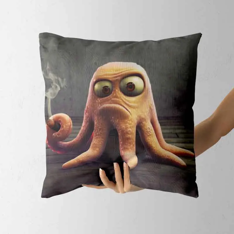 

Octopus pattern Pattern Casual Home Decoration Sofa Fashion Hug Pillowcase Craft Set Pillowcase Multiple sizes