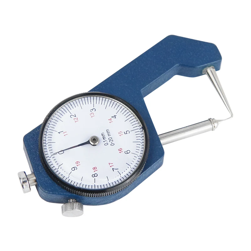 Thickness Gauge Dial Thickness Meter Tester 0-10/0-20mm for Leather Paper Width Measuring Tools