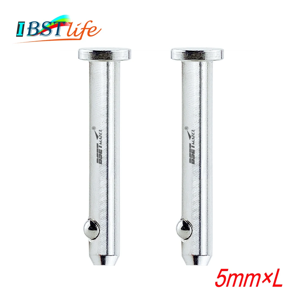 2X 5mm 316 Stainless Steel Dowel Pin Flat Head Cylindrical Pin