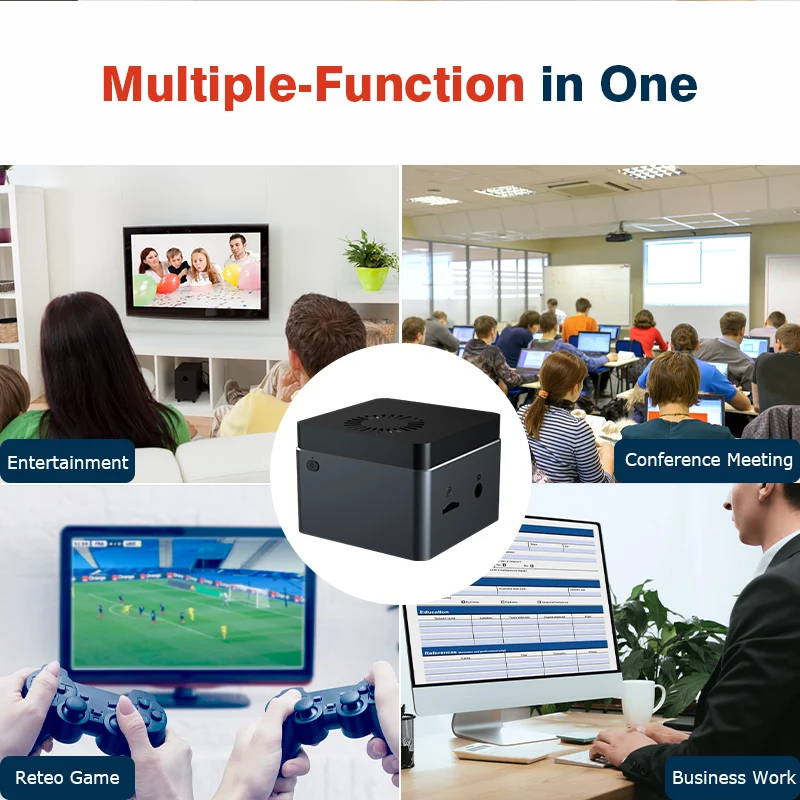 Retro Video Game Console Chuwi Super Console X PC Mini Box WIN 11 Pro and Gaming For SEGA/PS2/WII/PSP/N64 Build-in 71000+ Games