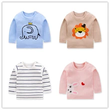 Новая детская одежда, одежда для малышей, детская одежда, стильное нижнее белье с героями мультфильмов, костюм из чистого хлопка, одежда для малышей