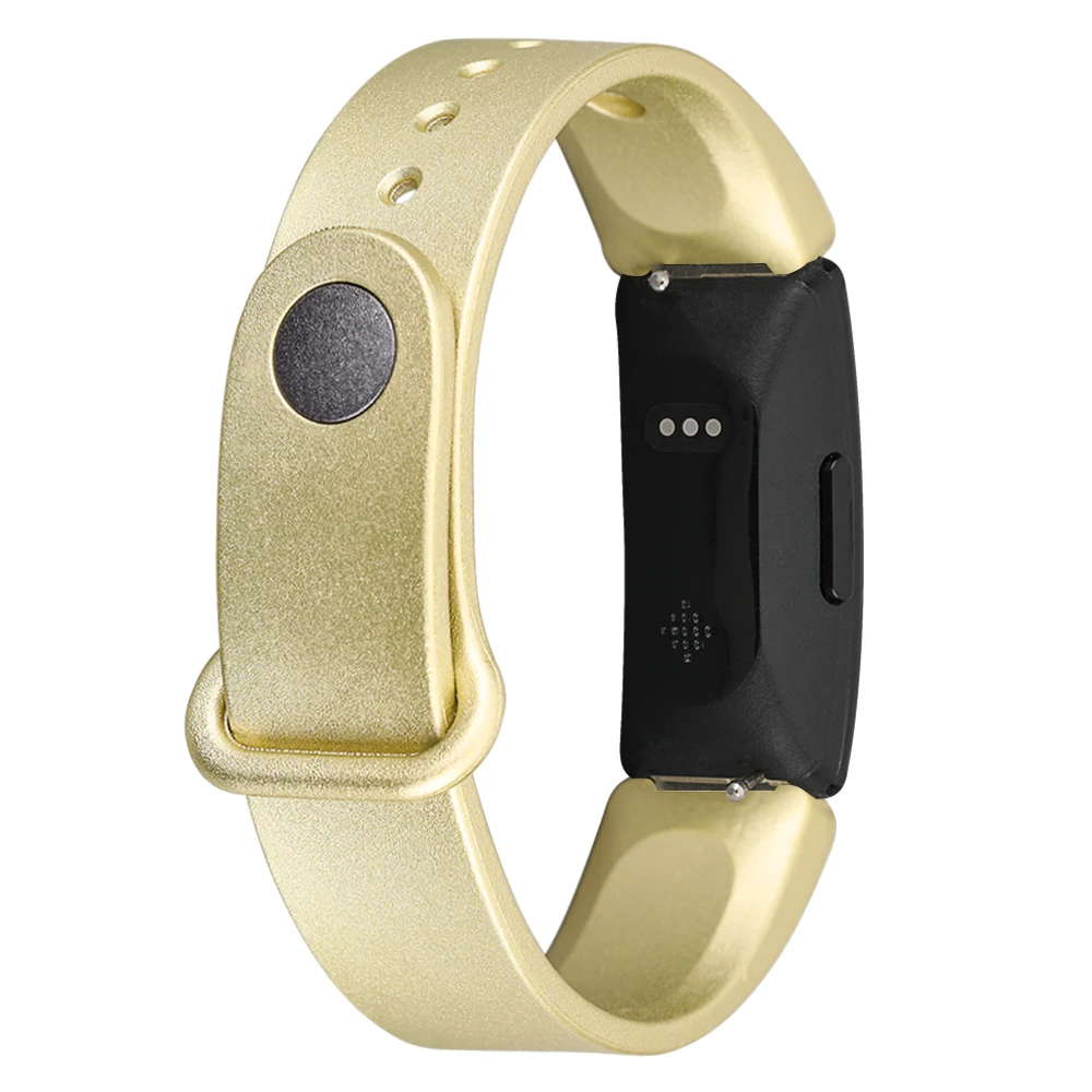 Baaletc банданы для Fitbit Inspire Hr& Inspire& Ace 2 полосы спортивные водонепроницаемые напульсники для Fitbit Inspire HR фитнес умные часы - Цвет: gold