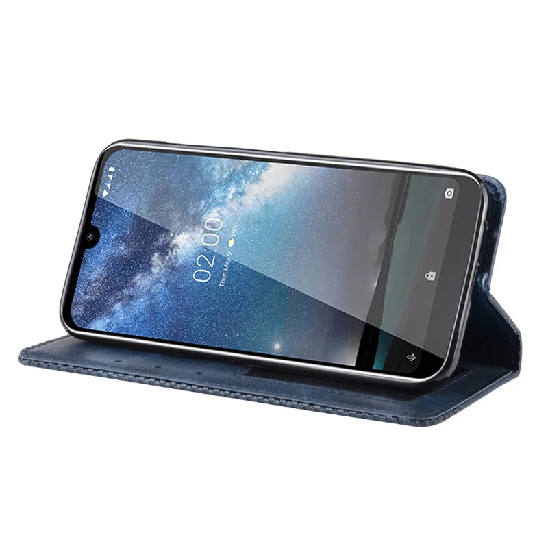 Для Nokia 2,2 чехол Nokia2.2 чехол Роскошный чехол для телефона из искусственной кожи для Nokia 2,2 TA-1183 TA-1188 TA-1179 TA-1191 чехол откидная задняя крышка