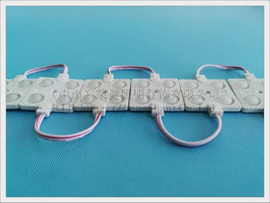 injection LED module light RGB DC12V 38mm*38mm SMD 2835 1W IP65 CE automatic color change no need controller can not control