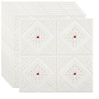 

Self-adhesive Pineapple Grid Sticker Diamond 3D Wall Stickers Bedside Anti-collision Soft Package Wall Surrounding Thick Pad Wat