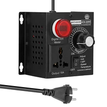 AC 220V 4000W Kompakte Variable Spannung Controller Geschwindigkeit Temperatur Licht Spannung Adjuatable Dimmer transformator 220v 12v