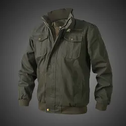 Work Clothes Jacket Thick Welding Tooling Wear-resistant Canvas Auto Repair Long-sleeved Multi-pocket Labor Insurance Service
