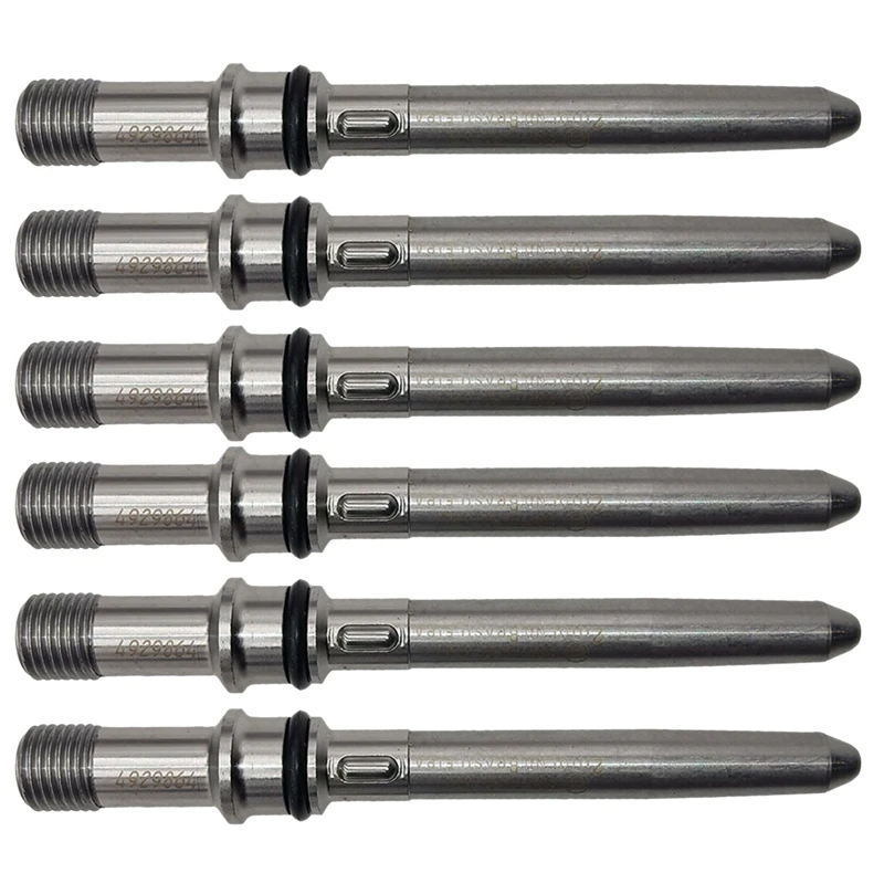 6Pcs Injector Connector Tubes Auto Parts Injector Takeover Replacement