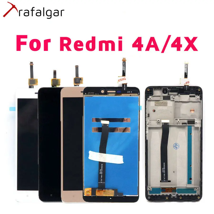 Trafalgar ЖК дисплей для Xiaomi Redmi 4A 4X сенсорный экран с рамкой замена телефона|lcd display touch