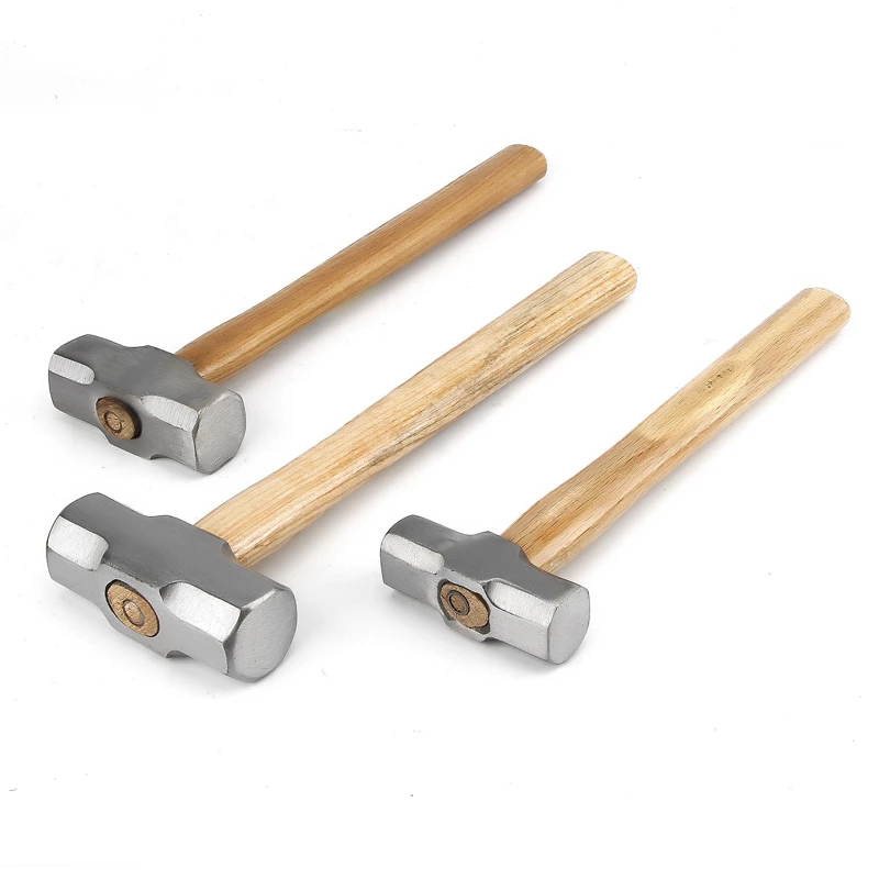 Heavy Duty Wooden Handle Sledge Hammer 1Pcs Steel Octagon Hammer