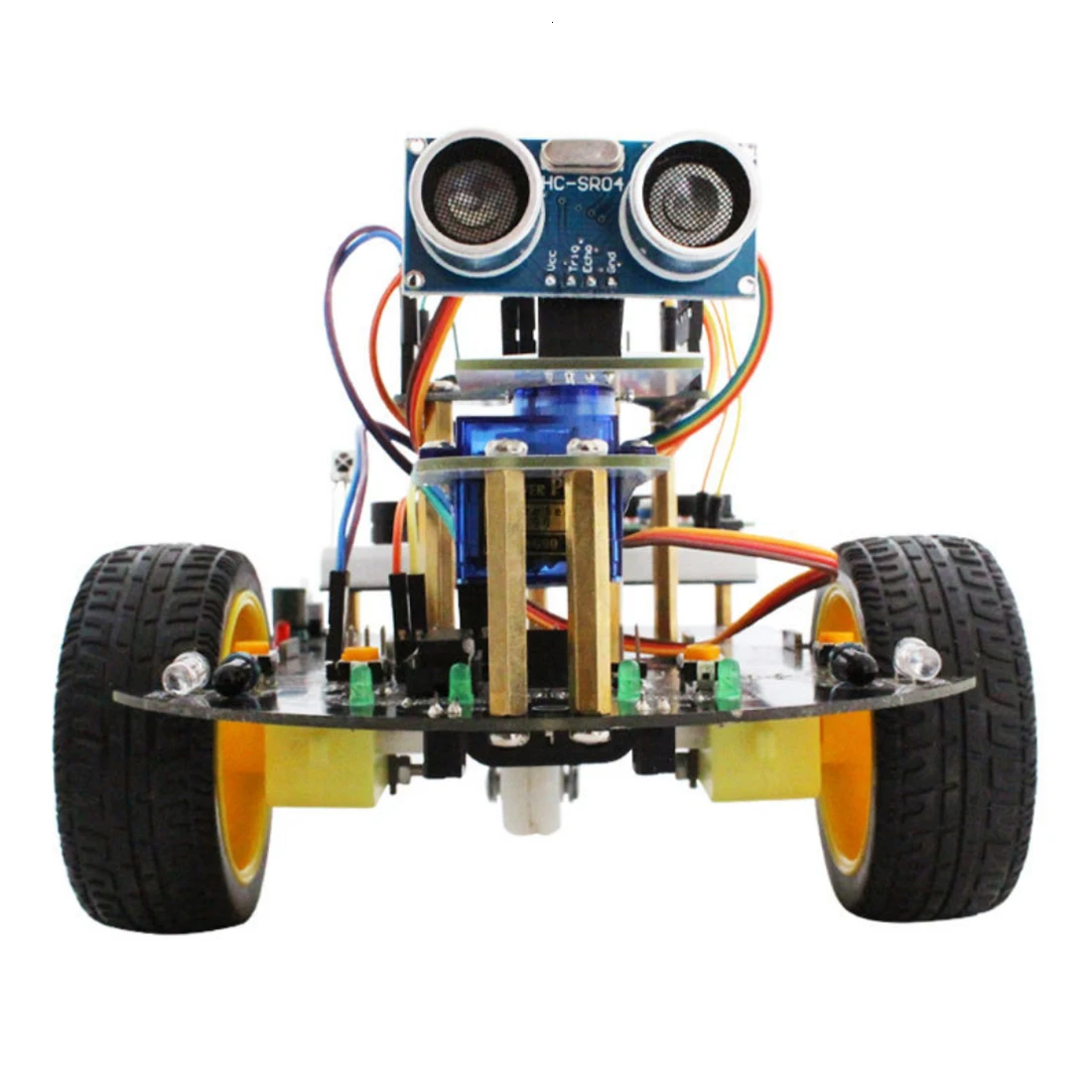 Rowsfire 2-в-1 стартовый супер-умный интеллигентая(ый) Robot Car в комплекте с обучающим руководством программируемый стволовых игрушки для Arduino с стерлингового серебра для R3 материнская плата