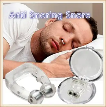 

Mini Silicone Anti Snoring Device Breathing Sleep Aid Apnea Nasal Air Vent No Strip Nose Clip Guard Sleeping Device Good Night~