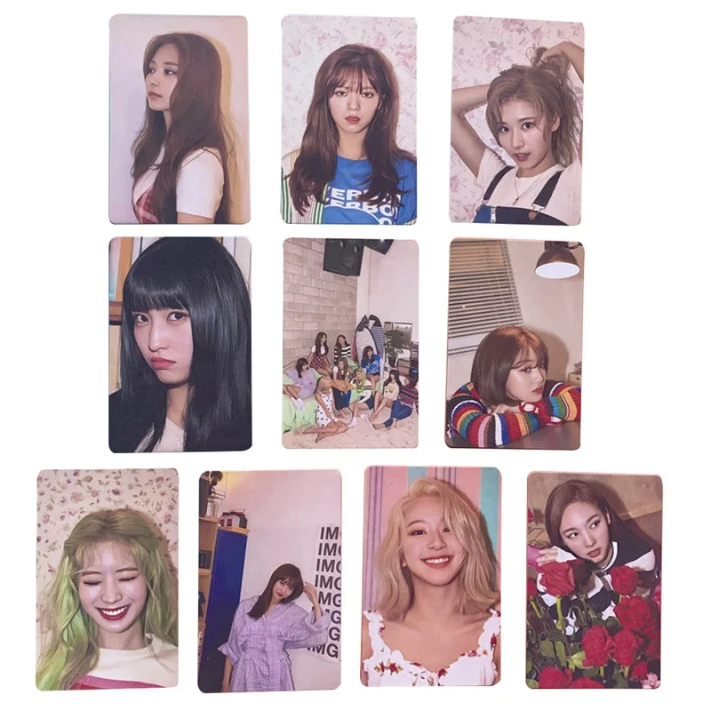 10 шт./компл. KPOP дважды новая открытка для альбома фотооткрытка Lim Na Yeon Mina Yoo JungYeon LOMO