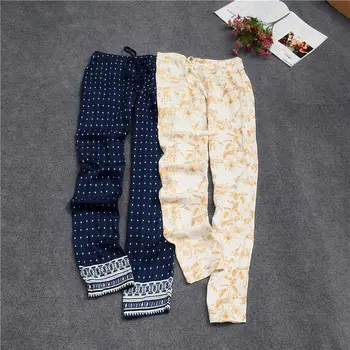 

Ladies trousers Woven Rayon Pajamas Woman's sleep bottom