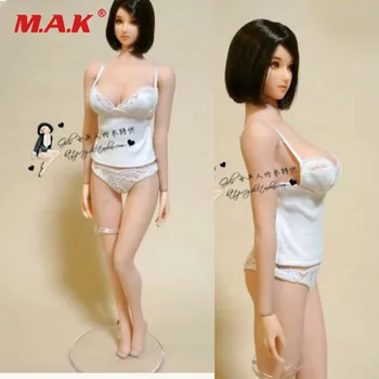 

in stock 1/6 scale Female White Lace Underpants Set Model Accessory fit 12 '' figure body