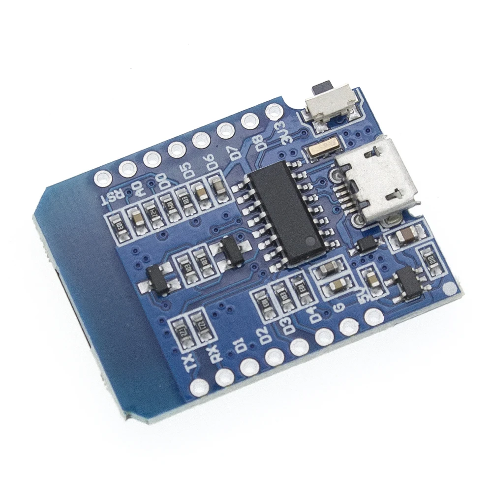 ESP8266 ESP 12F WeMos D1 Мини модуль WiFi макетная плата CH340G Micro USB 3 V на основе 8266EX 11 цифровых