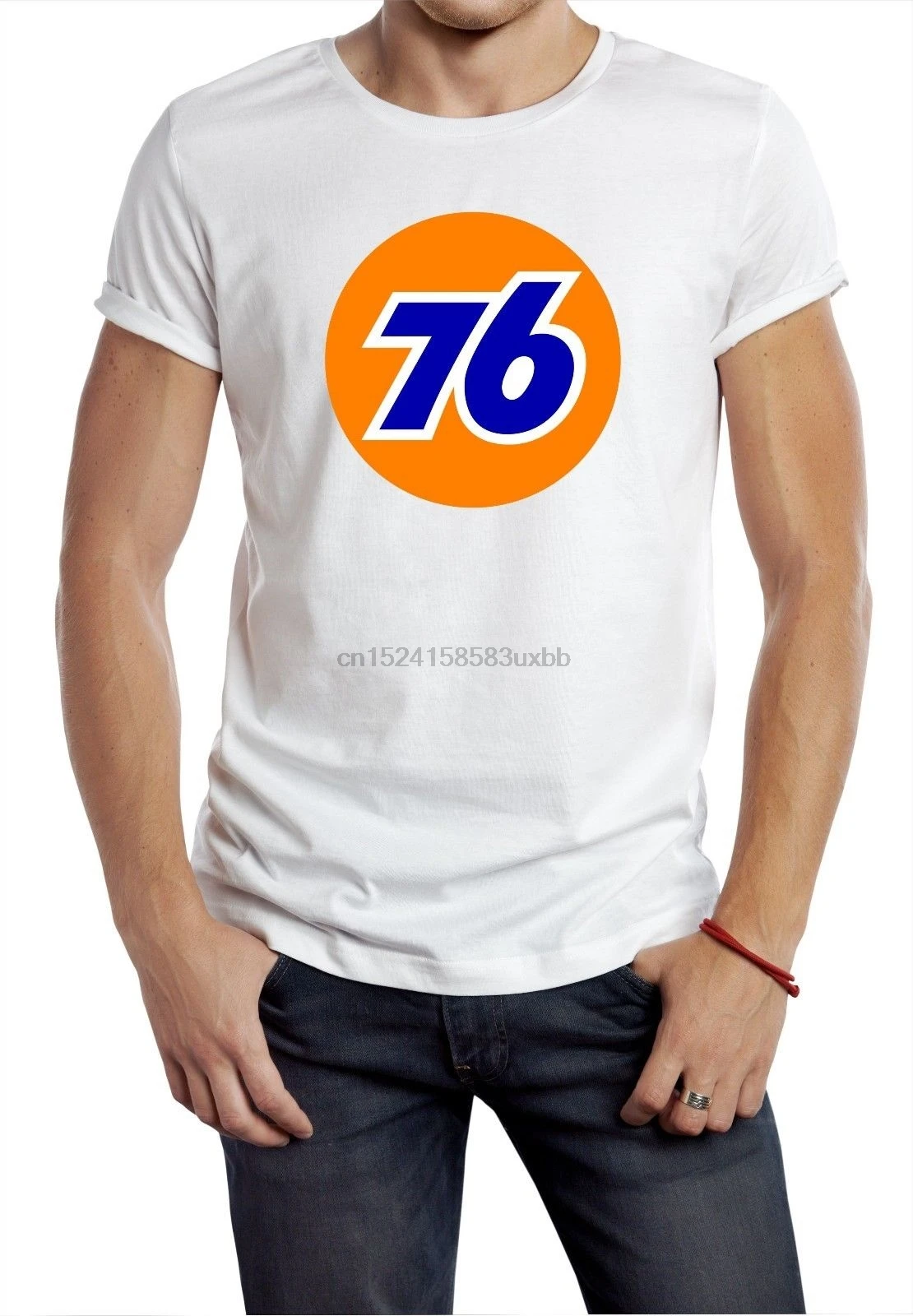 Retro Union 76 Bensin T shirt Gas 