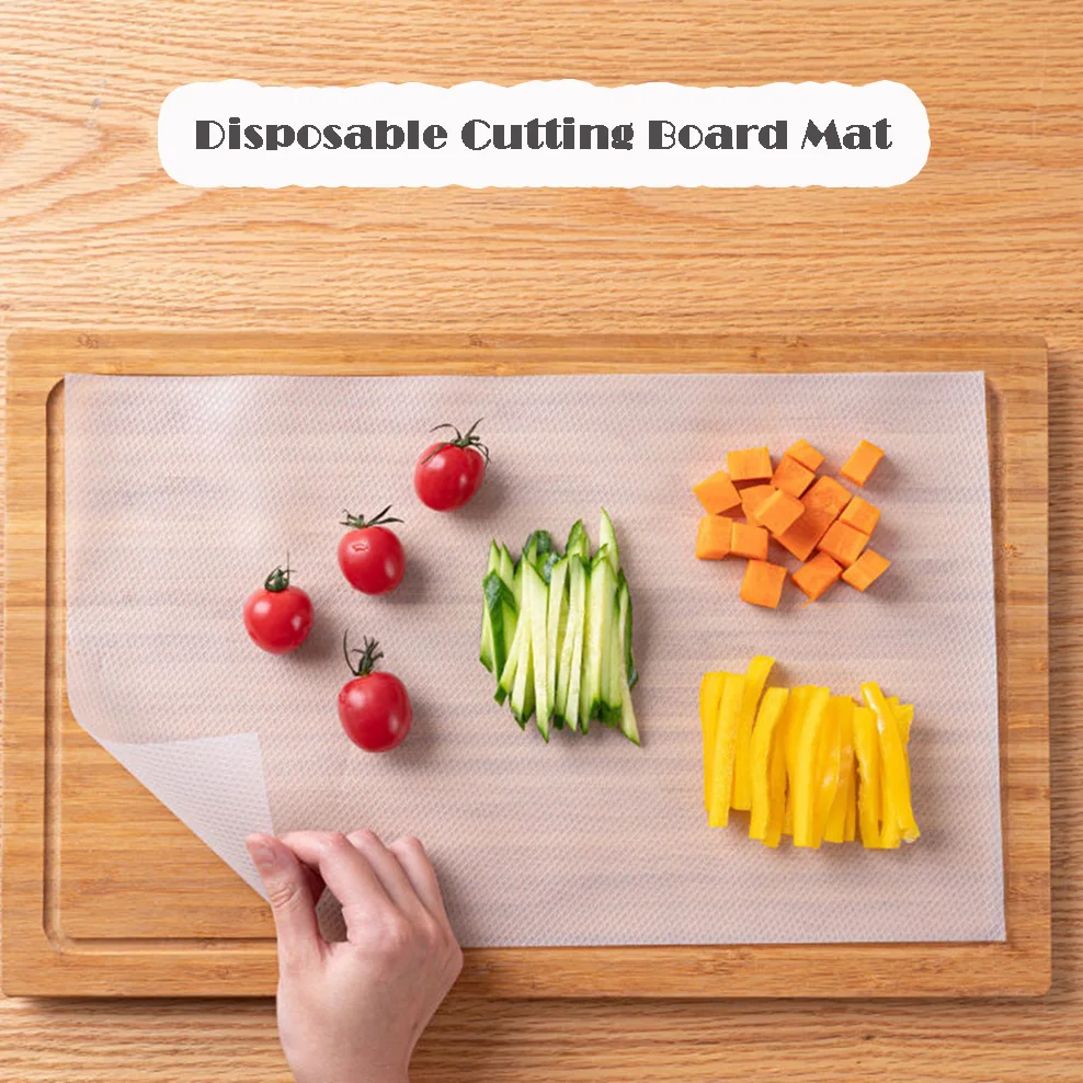 24x300CMDisposableCuttingBoardMatCuttableJapaneseFoodChoppingBoardPaperAntibacterial