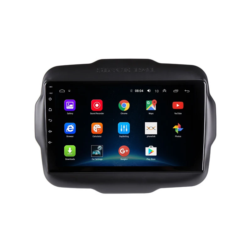 " 2.5D ips Android 9,1 автомобильный DVD мультимедийный плеер gps для Jeep Renegade аудио автомобильный Радио DSP 32EQ навигация