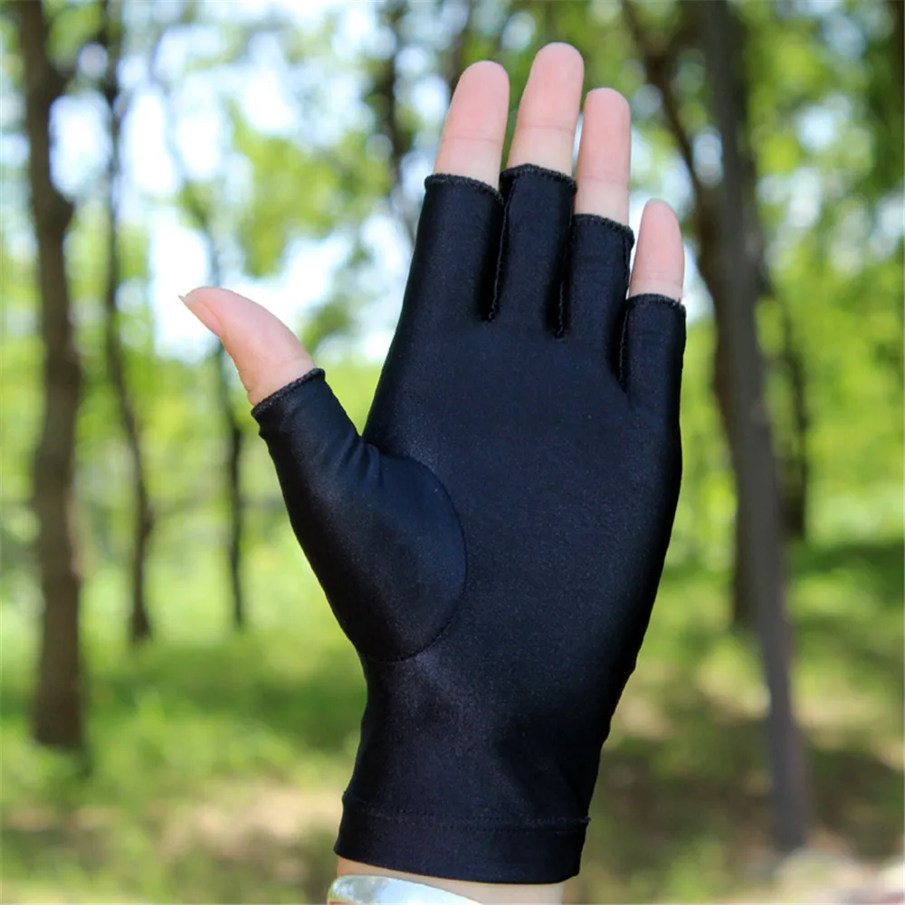 Breathable Spring Autumn Gloves Thin Short Half Finger Bike Gloves Men/Women Tight Fitness Summer Sports/Driving/Biking Gloves