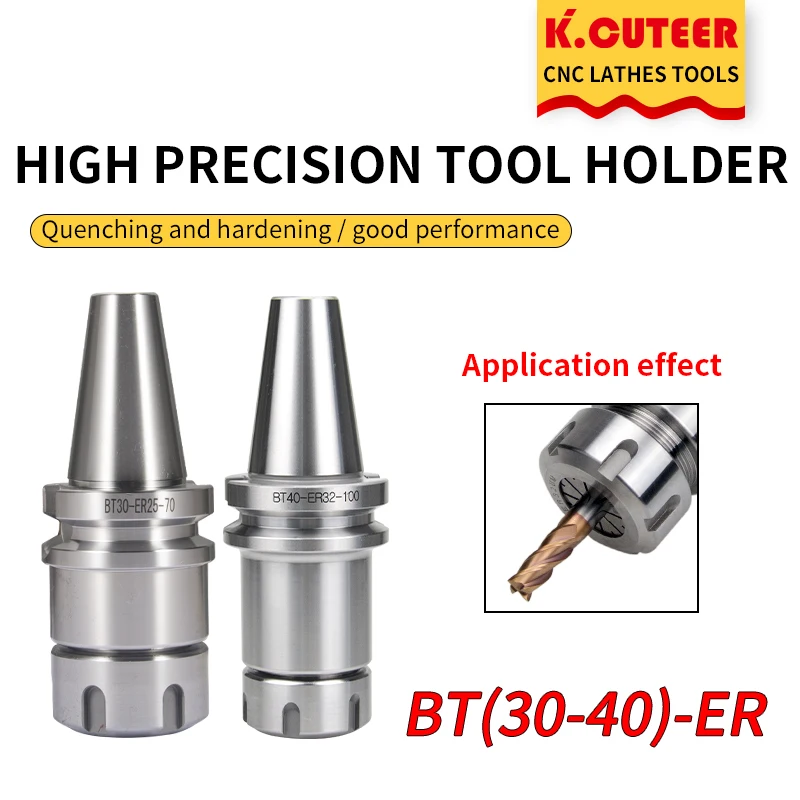 Precision 0.003 BT30 BT40 knife shank ER16 ER25/32 ER40 ER50 100L 200L for CNC machining center spindle tool holder | Инструменты