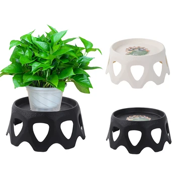 

Planter Pot Flower Stand Rack Stand for Flower Pot Durable Potted Holder Home Outdoor Rustproof Container Round Supports Rack