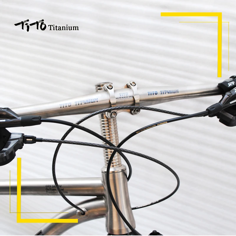 TiTo Titanium Bicycle Stem Bike Stem MTB Mountain Road Handlebar Stem 25.4mm//31.8mm X Length 50//60//70//80//90//100//110//120mm