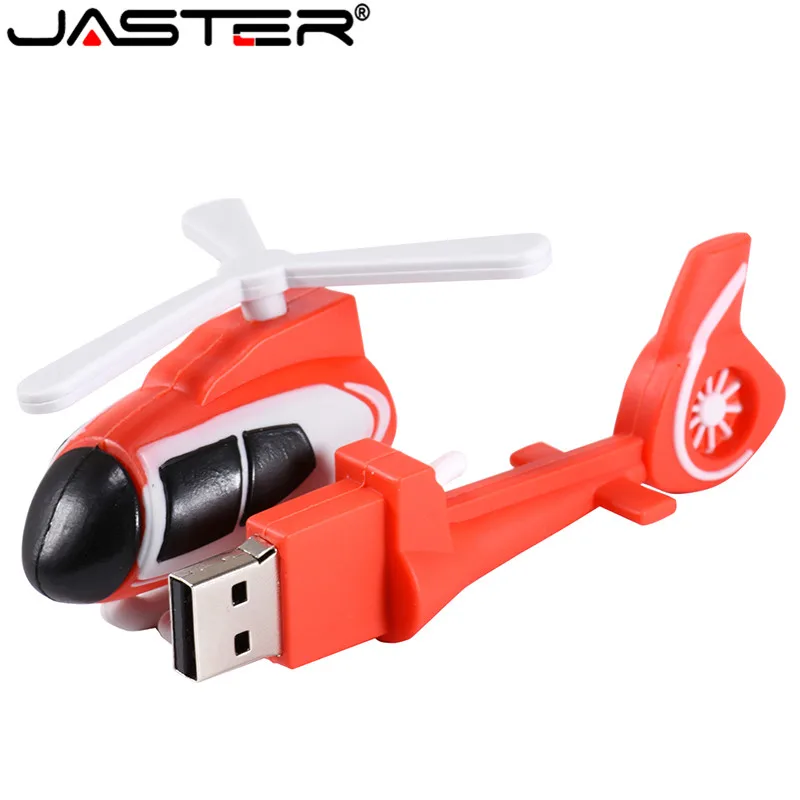 JASTER мультяшный вертолет usb флэш накопитель 4 ГБ 8 16 32 64 Флешка U диск 2 0 Подарочный