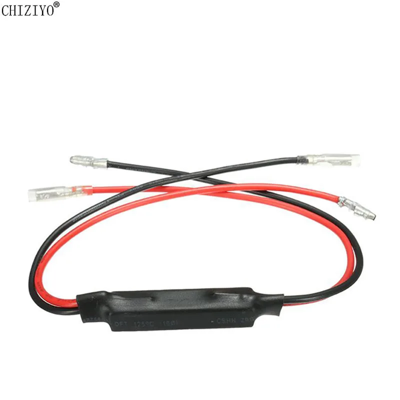 LED 방향 지시등 깜박임 수리용 부하 디코딩, 오류 제거, 오토바이 저항 전력 저항기, 10W, 10 Ohm, 1 쌍