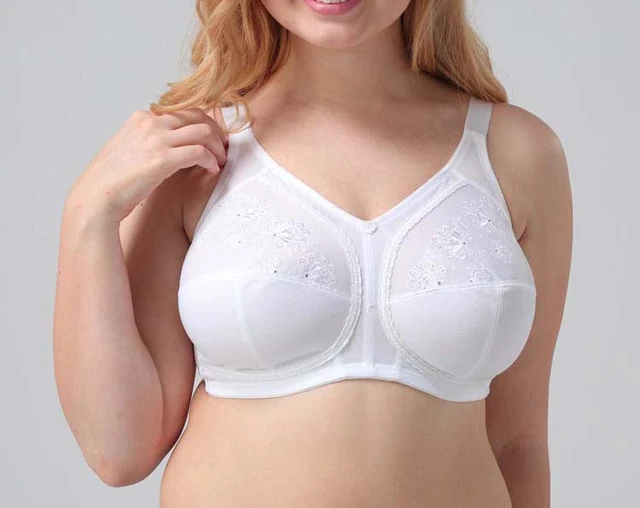 Fashionable Wire Free Lace B C D Full Cup Big Size Women Bra Without Sponge  - China Underwear and Women's Underwear price