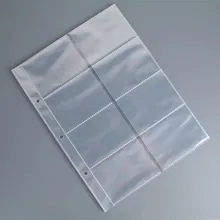 10 шт., сумка для хранения визитных карточек, памятная сумка для сбора монет и билетов, сумка для поделок, дневник, органайзер, прозрачная сумка-вкладыш