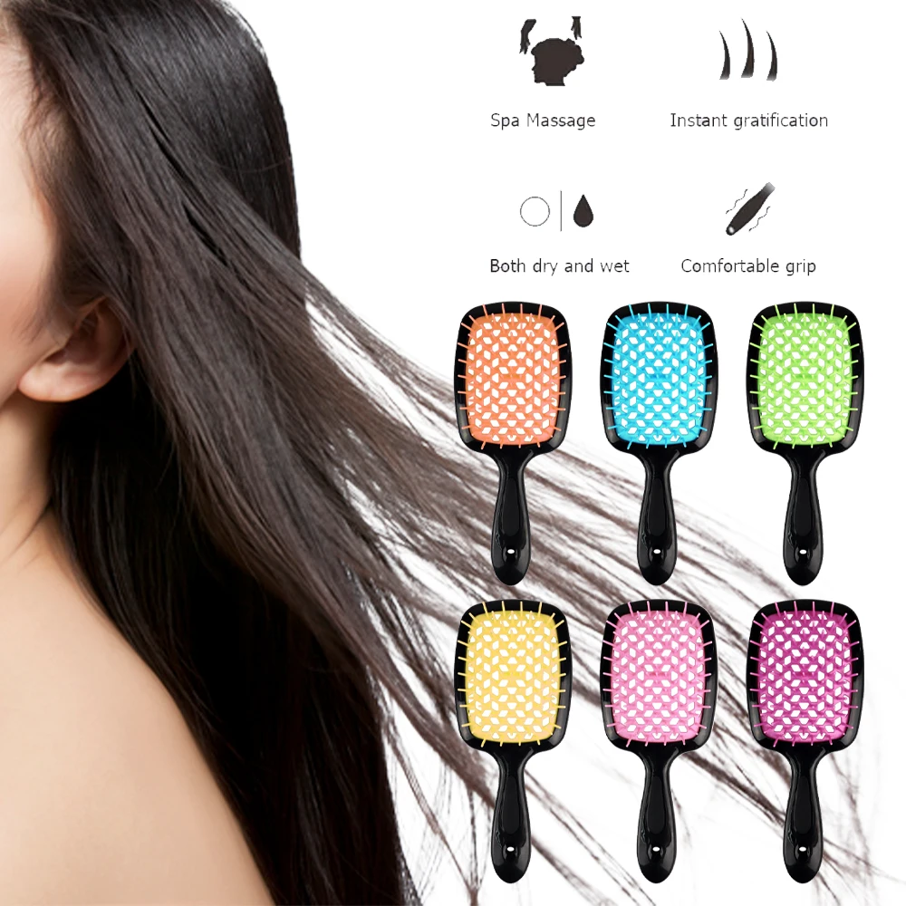 

Large Plate Combs Massage Wide Teeth Air Cushion Combs Home Salon Hairdressing Styling Massage Comb Head Massager