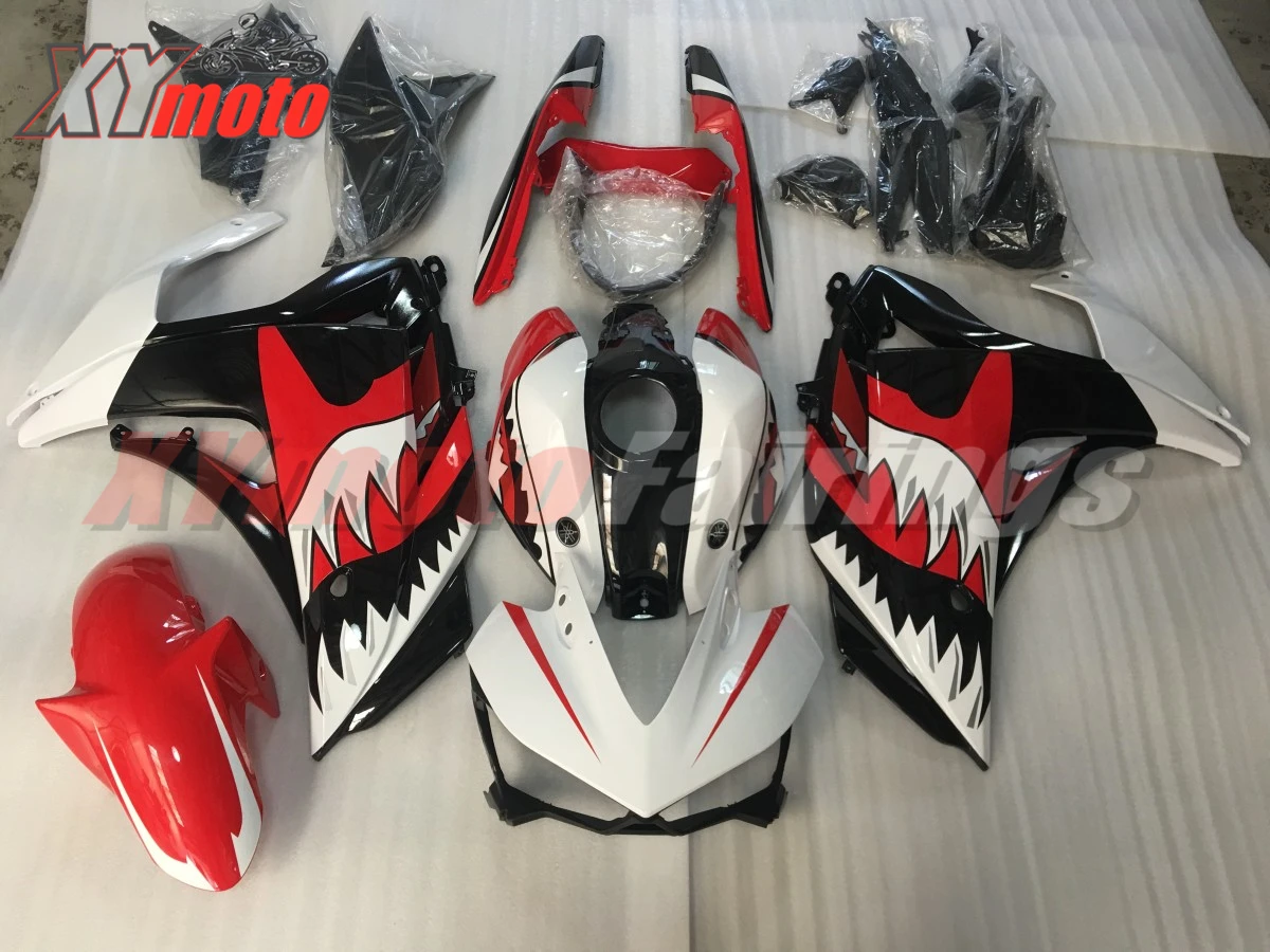 Комплект обтекателей для мотоцикла YAMAHA YZF R3 R25 14 15 16 впрыска ABS Пластиковые обтекатели R3 R25- Акула кузова