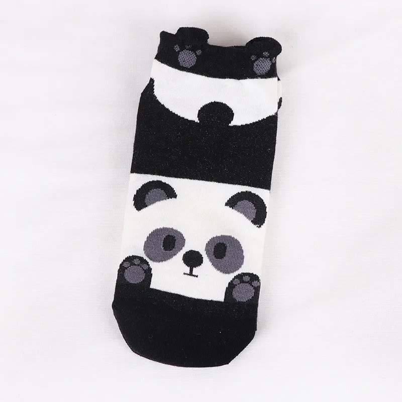 Осень-зима, модные женские хлопковые носки с животными, панда, лиса, кролик, собака, Корея, Harajuku Kawaii, милые повседневные забавные носки для девочек
