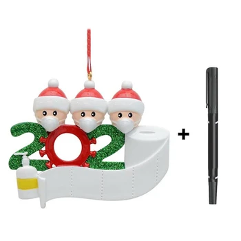 

Elements Christmas Greeting Pendant Props Personalised Xmas Decoration