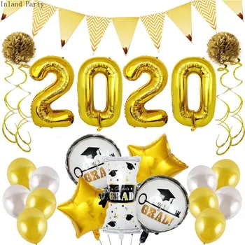 

Graduation Balloons 2020 Graduation Party Decorations Congrats Grad Banner Graduation Balloons Backdrop Class of 2020