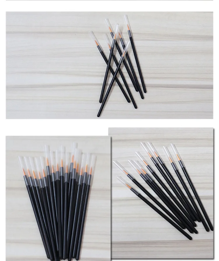 Ferramentas de Maquiagem dos Olhos Lote Descartável Olho Maquiagem Pincéis Delineador Forro Líquido Varinha Aplicador Cosméticos 1000 Pçs - 3 Cheap Aplicador de sombra