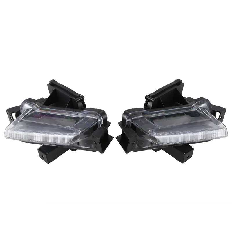 

DRL Fog Lights LED Clear Lens White Daytime Running Light for Chevy Camaro ZL1 2016 2017 2018