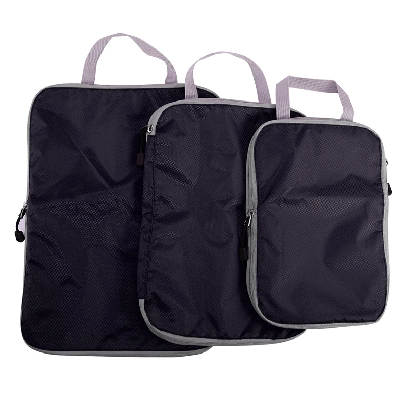 3 шт. дорожная сумка для хранения, набор для одежды, аккуратный органайзер для гардероба, чехол для костюма, сумка для путешествий, сумка-Органайзер, чехол для обуви, упаковка, кубическая сумка