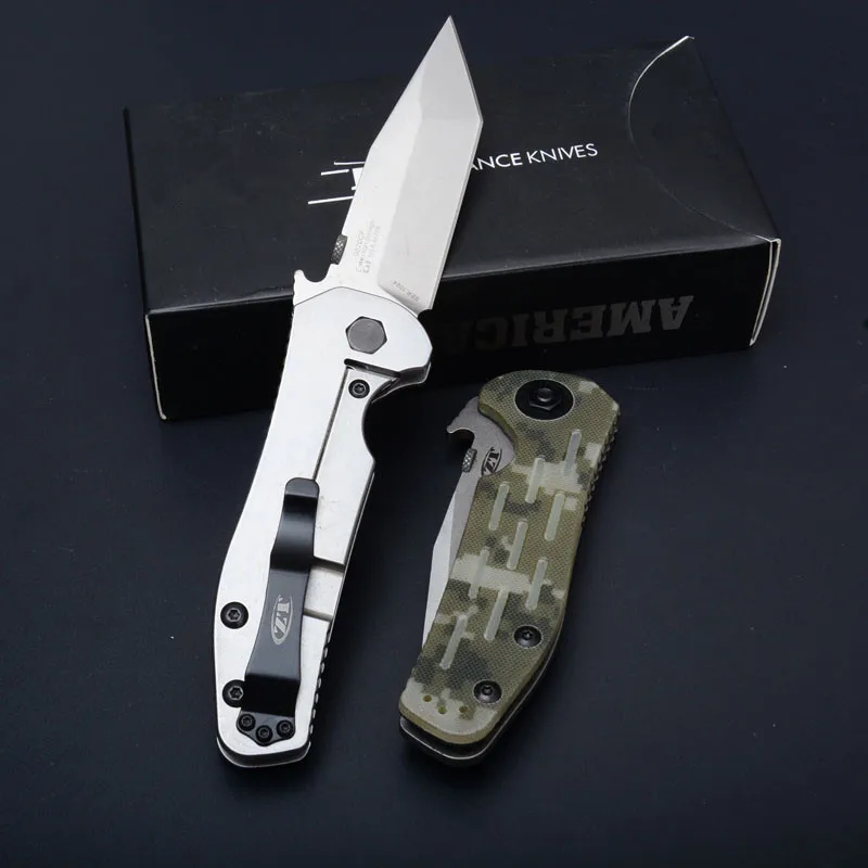 Горячие ZT0620 складной нож 9Cr18MoV лезвие G10 ручка открытый карман туристические охотничьи ножи утилита EDC инструмент
