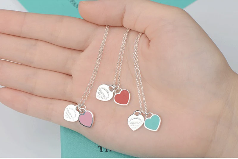 Tiffany Original Enamel Double Love 