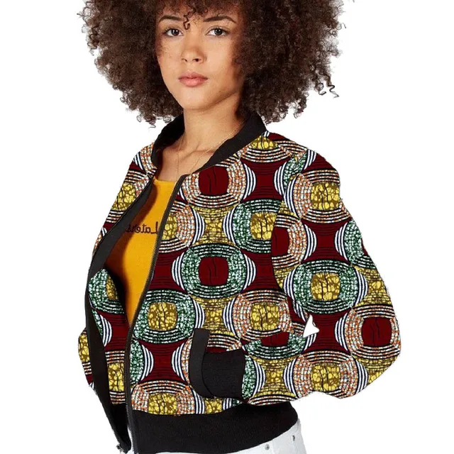 Fego African Baseball Jacket  Print Coat - Image 5