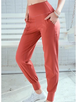 

High Waist Women Spring Summer Pants Pocket Loose Palazzo Grey Solid Sweat Pants Femme Big Size Fitness Trousers Dropshipping