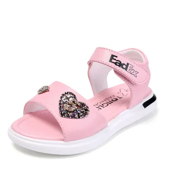 

2020 New Kids Baby Summer Sandals For Girls Boys Shoes Children Rubber Leather Beach Sport Sneakers Sandals Flat Size 27-37