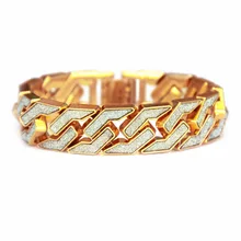 Роскошный хип-хоп золотой лук розовый мужские геометрические браслеты мужские ювелирные изделия Модные ручные аксессуары панк Шарм цепочка в богемном стиле подарок друзьям